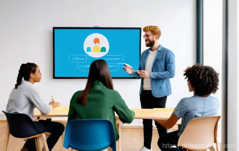 자기 주도 학습에서의 자기 표현의 중요성 - **Prompt:** A young student, approximately 18 years old, with a thoughtful expression, is seated at ...