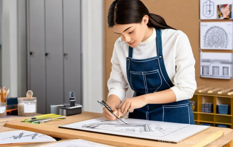 자기 주도 학습을 위한 교육 과정 설계 - **Prompt 2: Seamless Hybrid Learning**
    "A diverse group of three young adults, all dressed in mo...