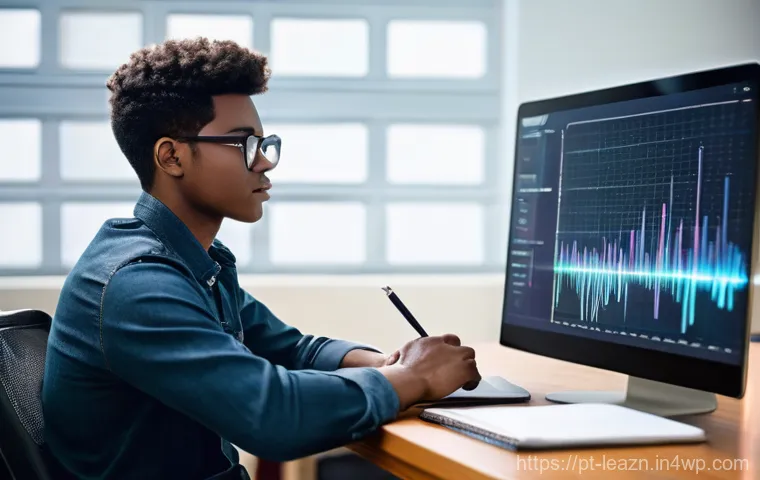 자기 주도 학습을 위한 데이터 기반 접근법 - **Prompt:** A diverse young adult, looking thoughtful and insightful, sits in a modern, comfortable ...
