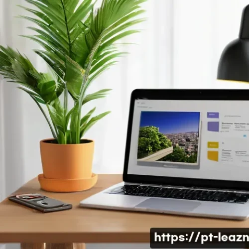 Home 30 자기 주도 학습을 위한 정보 수집 기술 - A modern home study corner in a Brazilian apartment, with bright natural lighting and a comfortable ...